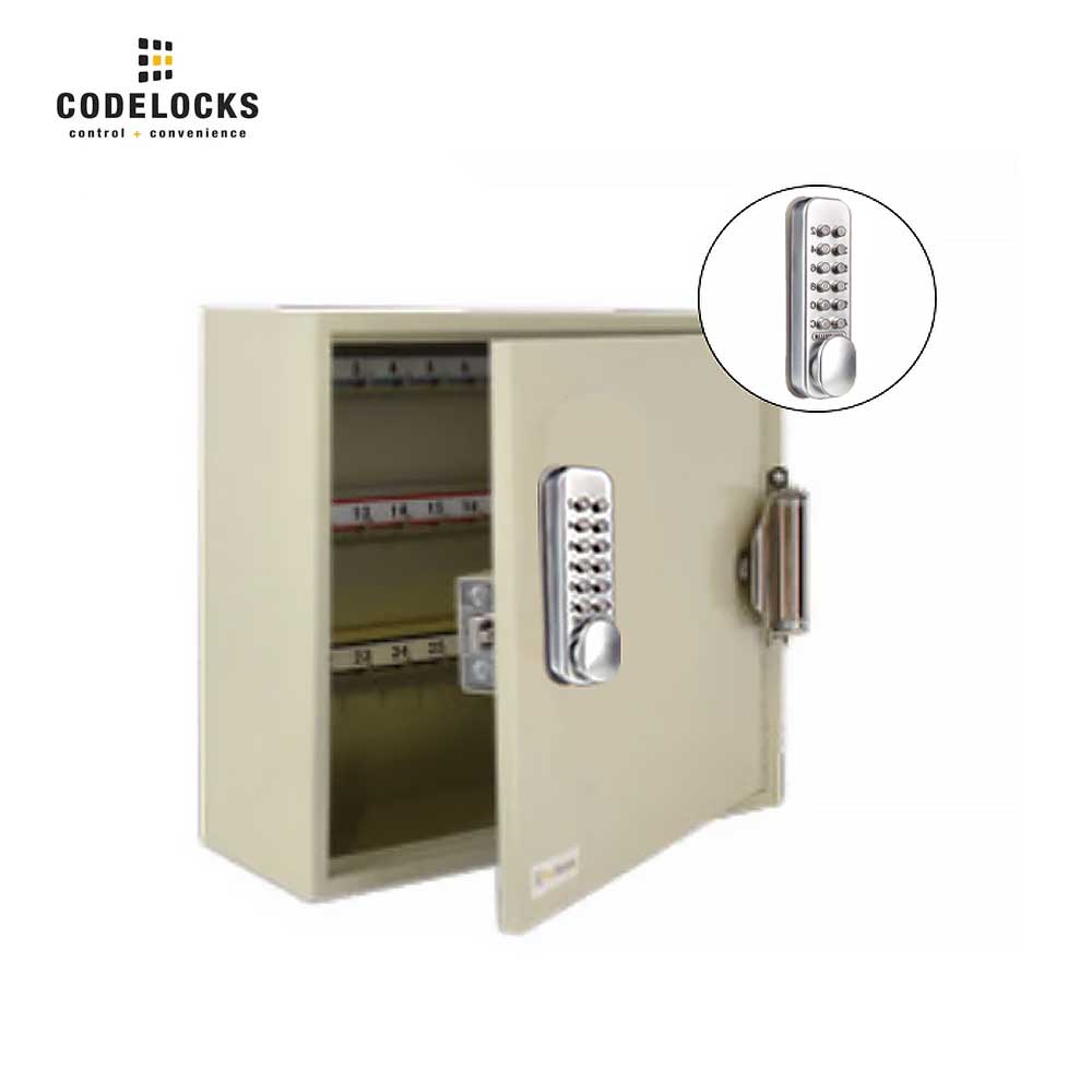 Codelocks Optional Hook Self-Closing Padlock Cabinet with CL160 SG Mec