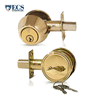 Durable Single Cylinder Deadbolt Lock - Polished Brass - Grade 3 (SC1/KW1)