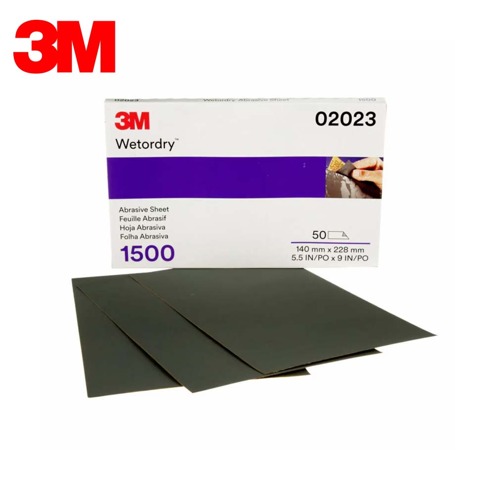 3M - Wetordry Abrasive Sheet 401Q - 50 Sheet Per Box