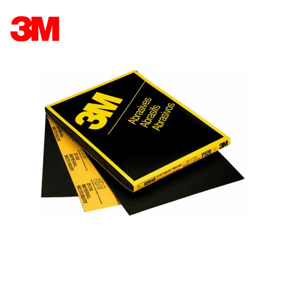 3M - Imperial Wetordry Abrasive Paper Sheet - 9 x 11 Inch - 50 Sheet Per Pack