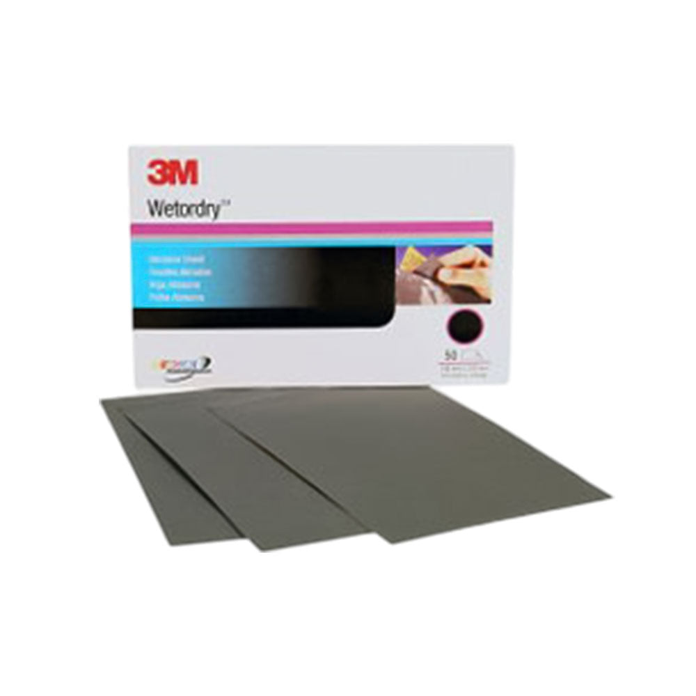 3M - Wetordry Abrasive Sheet 434Q - 5-1/2 x 9 Inch - 50 Sheets