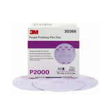 3M - Hookit Purple Finishing Film Abrasive Disc 260L - 3 Inch - 50 Per Box