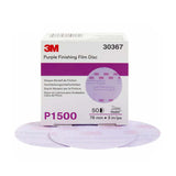 3M - Hookit Purple Finishing Film Abrasive Disc 260L - 3 Inch - 50 Per Box