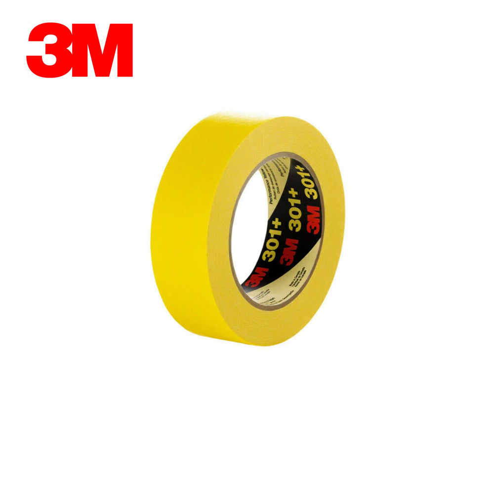 3M -  301+ Performance Masking Tape - 55 m Length - Yellow