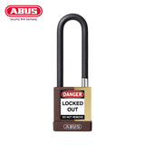 ABUS - 74M/40HB75 - Key Retaining Vinyl Encased Solid Brass Padlock with Optional Keying and Optional Finish - 1-37/64 Inch Width