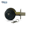 ECS HARDWARE - Durable Single Cylinder Deadbolt Lock - Matte Black - Grade 3 (SC1/KW1)