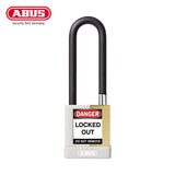 ABUS - 74M/40HB75 - Key Retaining Vinyl Encased Solid Brass Padlock with Optional Keying and Optional Finish - 1-37/64 Inch Width
