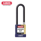 ABUS - 74M/40HB75 - Key Retaining Vinyl Encased Solid Brass Padlock with Optional Keying and Optional Finish - 1-37/64 Inch Width