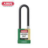ABUS - 74M/40HB75 - Key Retaining Vinyl Encased Solid Brass Padlock with Optional Keying and Optional Finish - 1-37/64 Inch Width