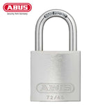 ABUS - 72/40 - Corrosion Resistant Anodized Aluminum Padlock - 1 Inch Shackle with Optional Keying and Optional Finish