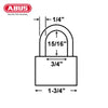 ABUS - 158KC/45 - Key Control Combination Padlock