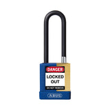 ABUS - 74M/40HB75 - Key Retaining Vinyl Encased Solid Brass Padlock with Optional Keying and Optional Finish - 1-37/64 Inch Width