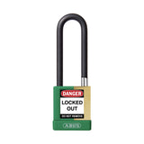 ABUS - 74M/40HB75 - Key Retaining Vinyl Encased Solid Brass Padlock with Optional Keying and Optional Finish - 1-37/64 Inch Width