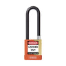 ABUS - 74M/40HB75 - Key Retaining Vinyl Encased Solid Brass Padlock with Optional Keying and Optional Finish - 1-37/64 Inch Width