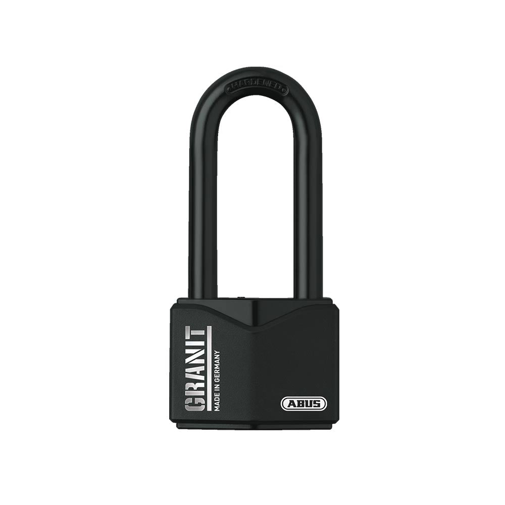 ABUS - 37/55HB75 - Rekeyable Corrosion Resistant Black Granit Coated Steel Padlock with Optional Keying - 2 29/64 Inch Width