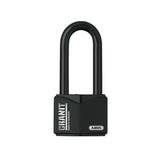 ABUS - 37/55HB75 - Rekeyable Corrosion Resistant Black Granit Coated Steel Padlock with Optional Keying - 2 29/64 Inch Width