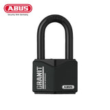 ABUS - 37/55HB50 - Non-Rekeyable Corrosion Resistant Black Granit Coated Steel Padlock with Optional Keying - 2 29/64 Inch Width