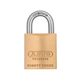 ABUS - 83KnK/45 - Brass Padlock W/O Cylinder - Rekeyable - Replaceable Shackle
