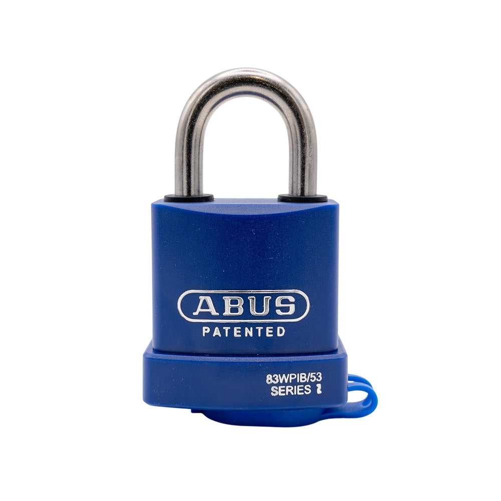 ABUS - 83WPIB/53- Weatherproof Corrosion Resistant Padlock - Stainless Steel Shackle - Keyed Different