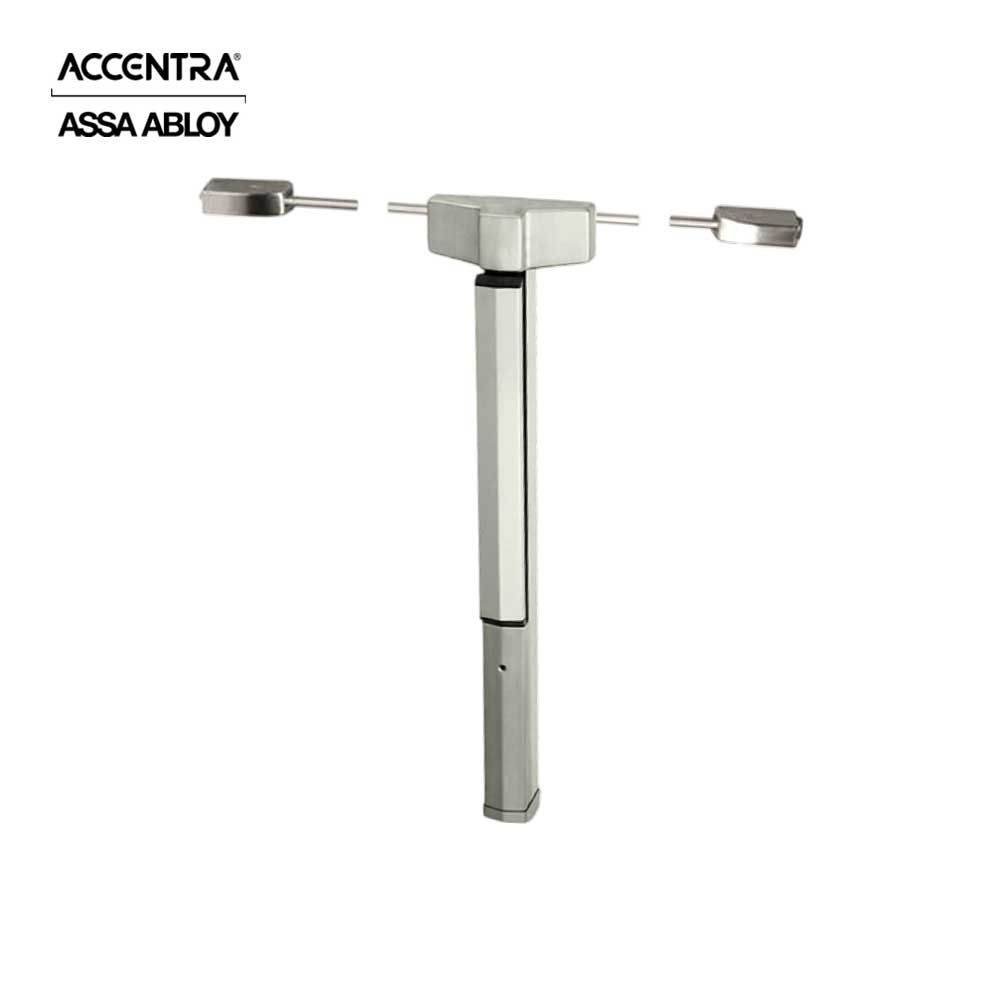 ACCENTRA - 7110F - Surface Mounted Vertical Rod Exit Device with Wide Stile Pushpad and Less Trim - 36 Fire-rated Device - Grade 1 - 630 (Stainless Steel)