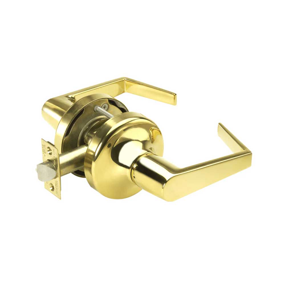 ACCENTRA - AU5301LN - Passage/Closet Latch Cylindrical Lock with Augusta Lever and Non-Keyed - Grade 2