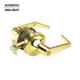ACCENTRA - AU5305LN - Storeroom/Closet Cylindrical Lock with Augusta Lever and Non-Keyed - Grade 2