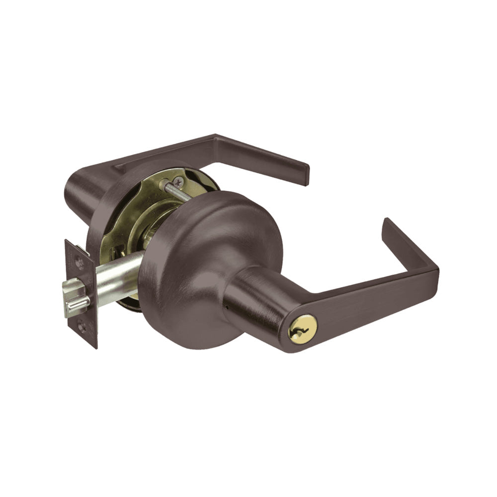 ACCENTRA - AU5305LN - Storeroom/Closet Cylindrical Lock with Augusta Lever and Non-Keyed - Grade 2