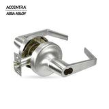 ACCENTRA - Cylindrical Lock Lever Set for Entrance with Augusta Lever - Grade 2 - 626 (Satin Chrome)