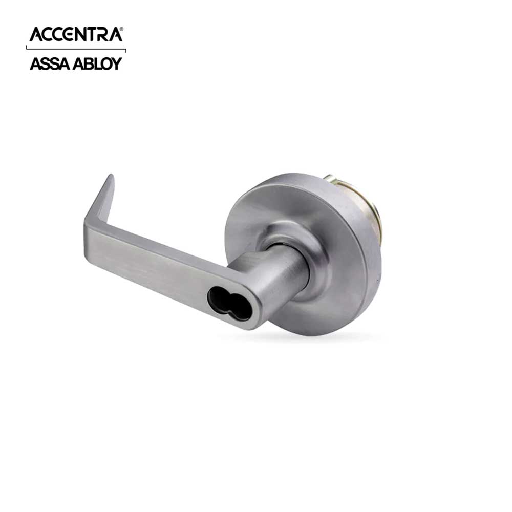 ACCENTRA - B-AU446F is Classroom Exit Trim Lever with Augusta Lever and SFIC Prep - 626 (Satin Chrome)