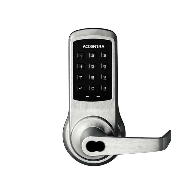 Accentra Push Button Code Lock ACCENTRA - NexTouch - Pushbutton Keypad Cylindrical Lock - No Deadbolt ...