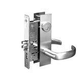 ACCENTRA - LBDY8891FL - Electric Mortise Lock Body For Levers Fail Secure and 24VDC - Request to Exit - Grade 1 - 626 (Satin Chrome Finish)