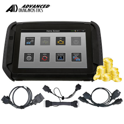 Advanced Diagnostics Smart Pro Key Programmer with 1 Year Free UTP and Tokens plus ADC2011 ADC2012 ADC2017 Bypass Cables