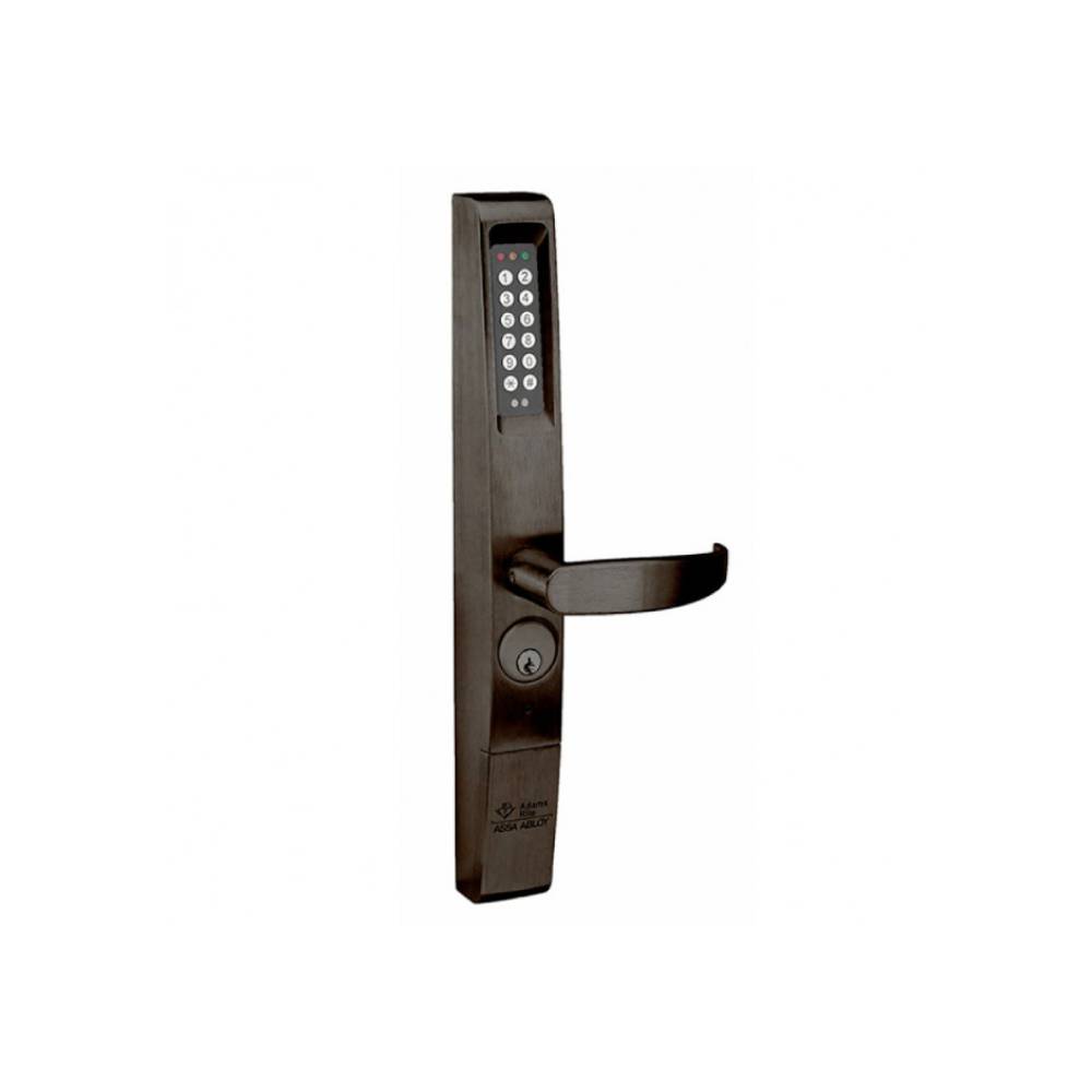 Adams Rite - 3090-01-121 - eForce Keyless Keypad Entry Lever Trim - 12 ...