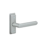 Adams Rite - 4568-501 - Flat Euro Lever Trim without Return For 1-3/4 to 2 Thick Door and LH or LHR Operation - 130 (Satin Aluminum Ritecoat Paint)