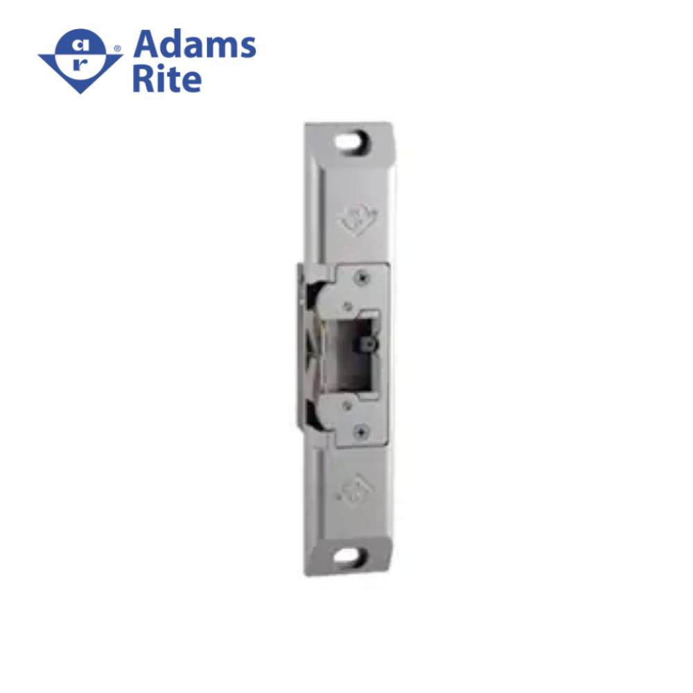 Adams Rite - 74R1-130 - Ultraline Electric Strike For Narrow Stile Rim Devices - 130 (Satin Aluminum Ritecoat Paint)