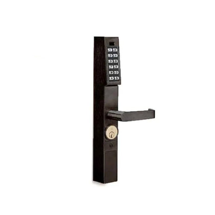 Alarm Lock - DL1200ET-10B - Trilogy Narrow Stile Pin Exit Keypad Lever Lock - Grade 1 - Oil Rubbed Bronze Finish (Discontinued)