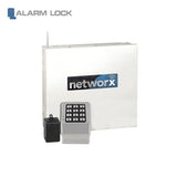 Alarm Lock - NETDKPAK/26D - Networx Wireless Keypad and Control Panel with 12V Power Supply and Plug-in AC Transformer - US26D (Satin Chromium Plated Over Nickel)