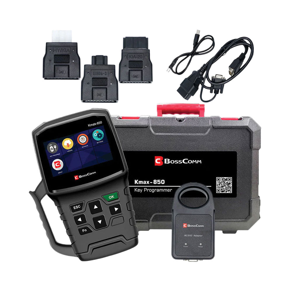 AUTEK BOSSCOMM KMAX-850 Key Programmer and OB2 Scanner