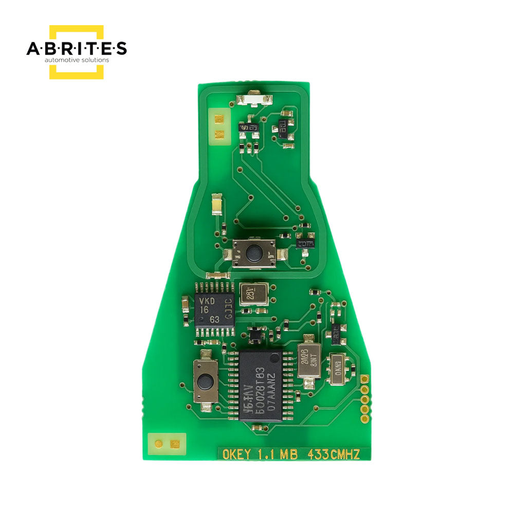 ABRITES - TA13 - PCB for Mercedes IR Key Fob Case Small Size - 433 Mhz