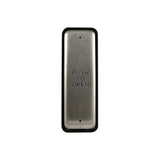 BEA - 10PBJ - Jamb Push Plates 1.5 Inch by 4.75 Inch Stainless Steel