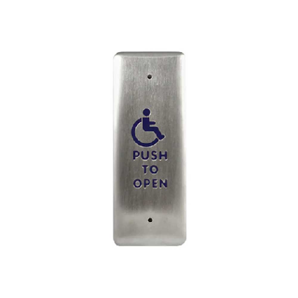 BEA - 10PBJ - Jamb Push Plates 1.5 Inch by 4.75 Inch Stainless Steel