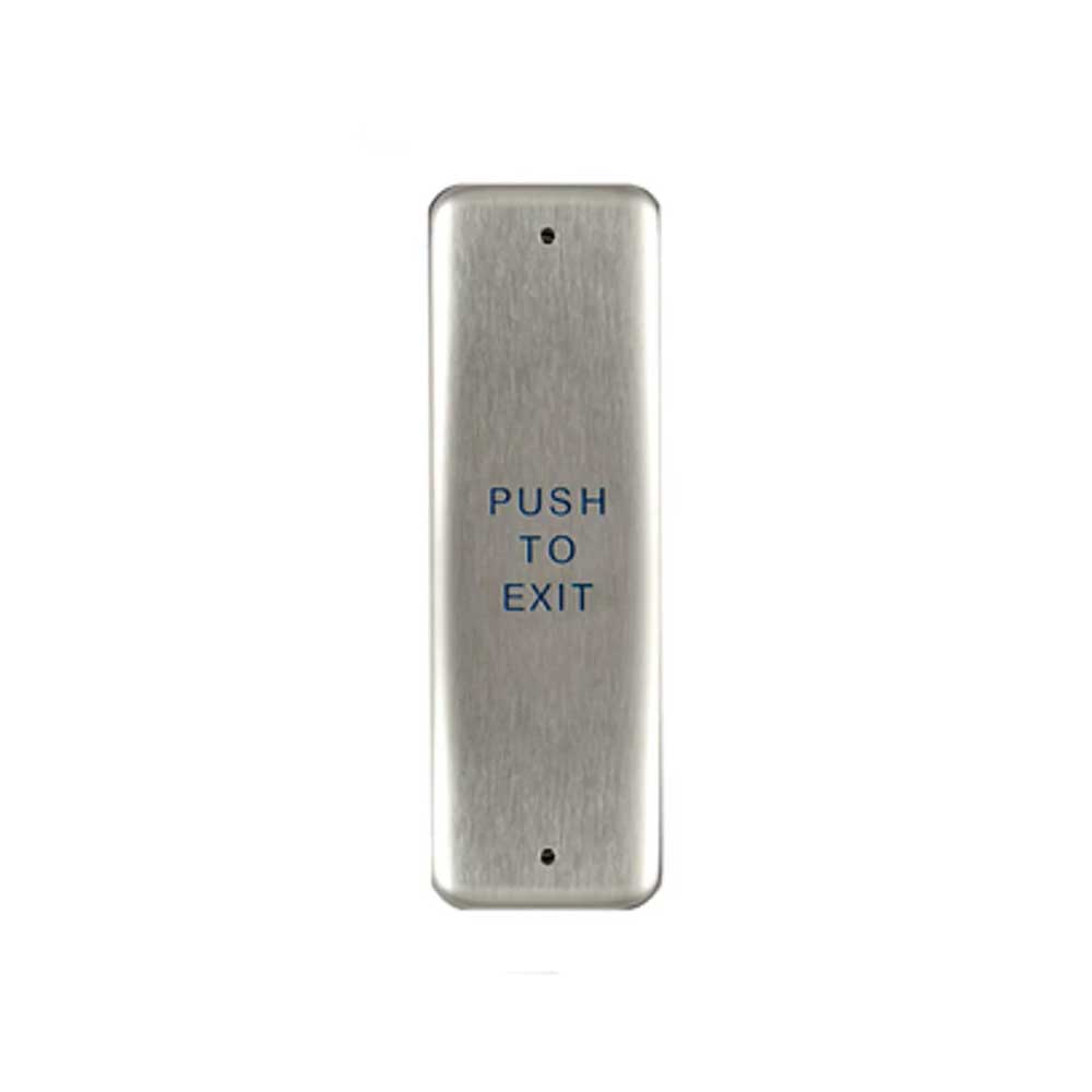 BEA - 10PBJ - Jamb Push Plates 1.5 Inch by 4.75 Inch Stainless Steel