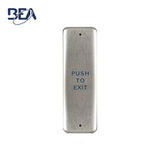 BEA - 10PBJ - Jamb Push Plates 1.5 Inch by 4.75 Inch Stainless Steel