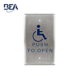 BEA - 10PBO241 - Single Gang Push Plates 2.75 Inch by 4.5 Inch Stainless Steel
