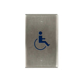 BEA - 10PBO241 - Single Gang Push Plates 2.75 Inch by 4.5 Inch Stainless Steel