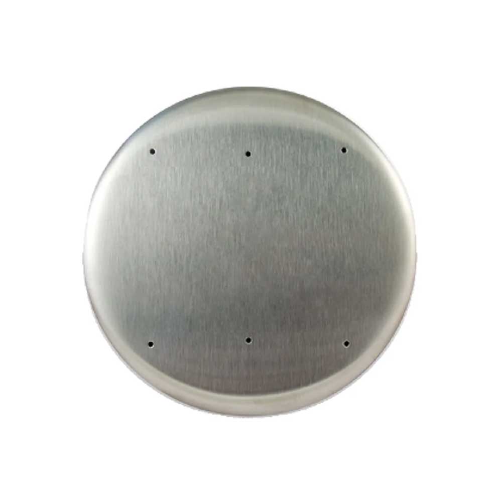 BEA - 10PBR - Round Push Plates 6 Inch Stainless Steel
