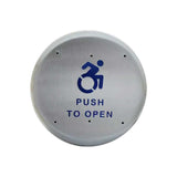 BEA - 10PBR - Round Push Plates 6 Inch Stainless Steel