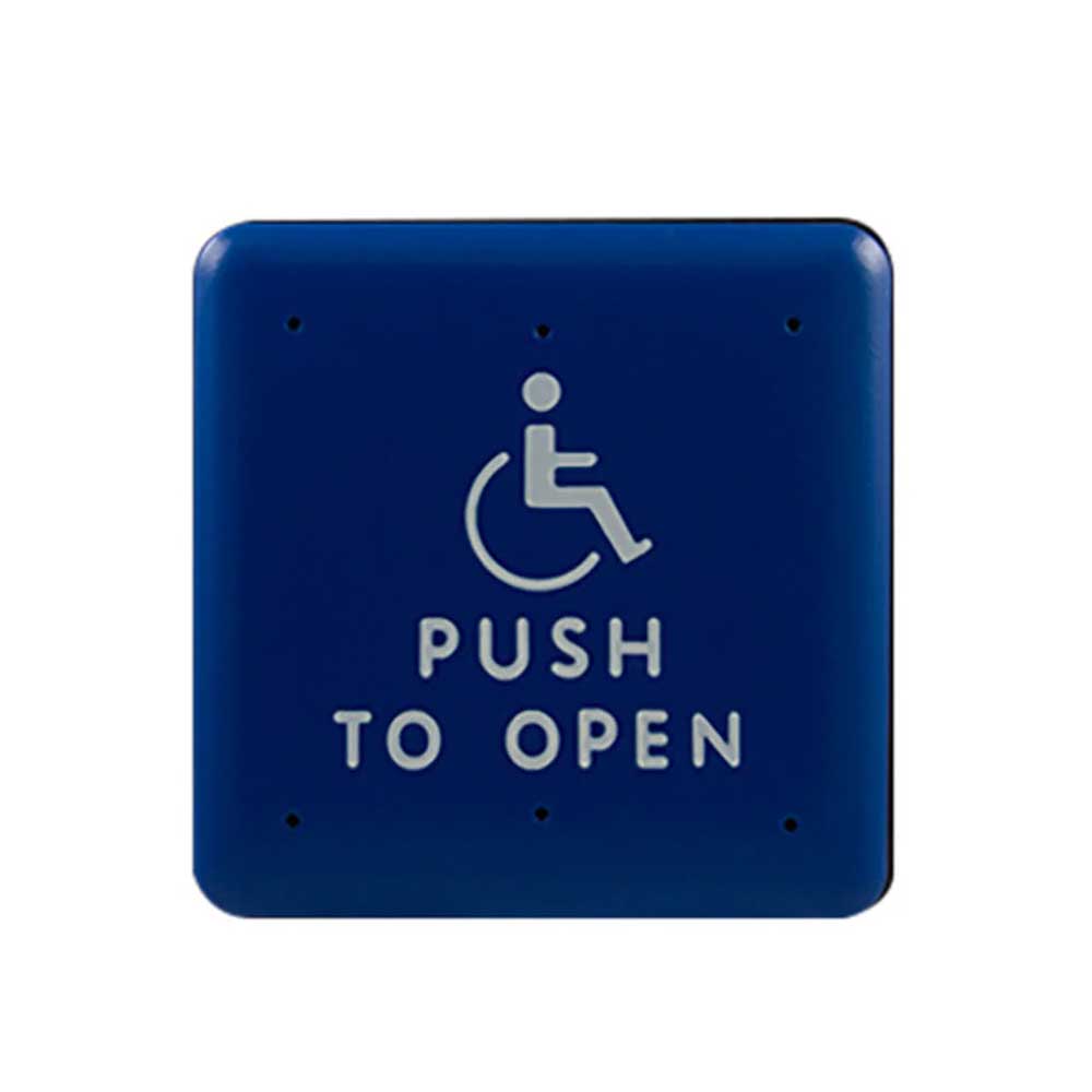 BEA - 10PBS - Squae Push Plates 4.5 Inch Stainless Steel