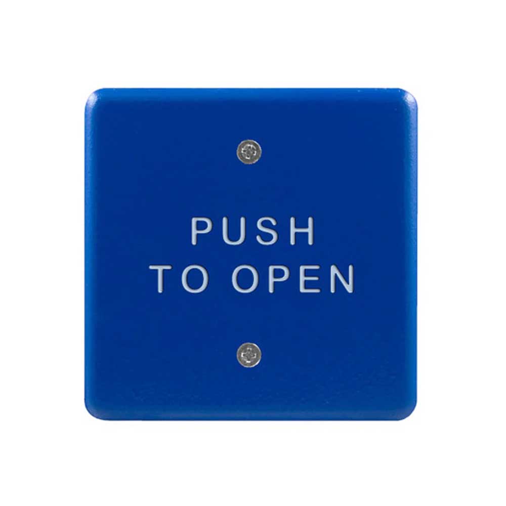 BEA - 10PBS45 - Square Push Plates 4.5 Inch Stainless Steel