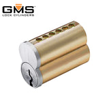 BEST - 1C6A1626 - SFIC- Small Format Interchangeable Core - 6 Pin - Uncombinated (No Pins) - A Keyway - Satin Chrome